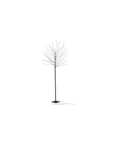 ARBRE NU+LED METAL NOIR